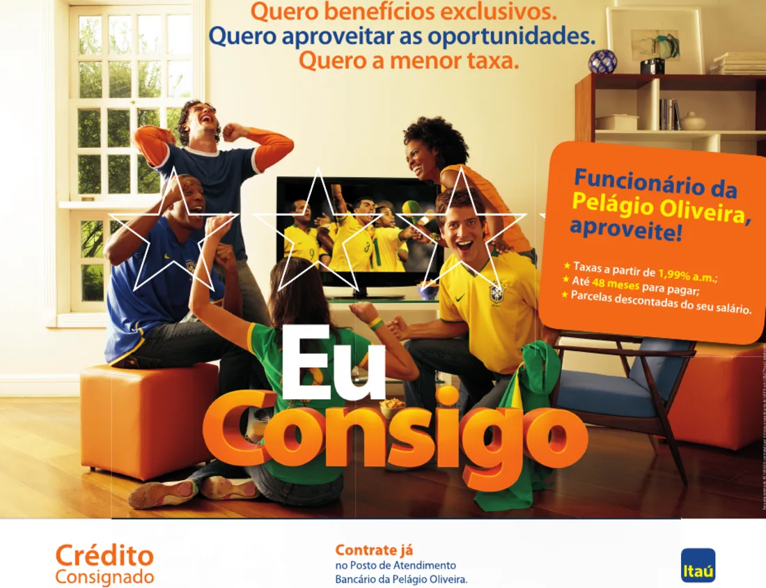 Itaú — papel de bandeja